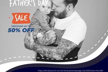 50% off Fathers Day Photoshoot