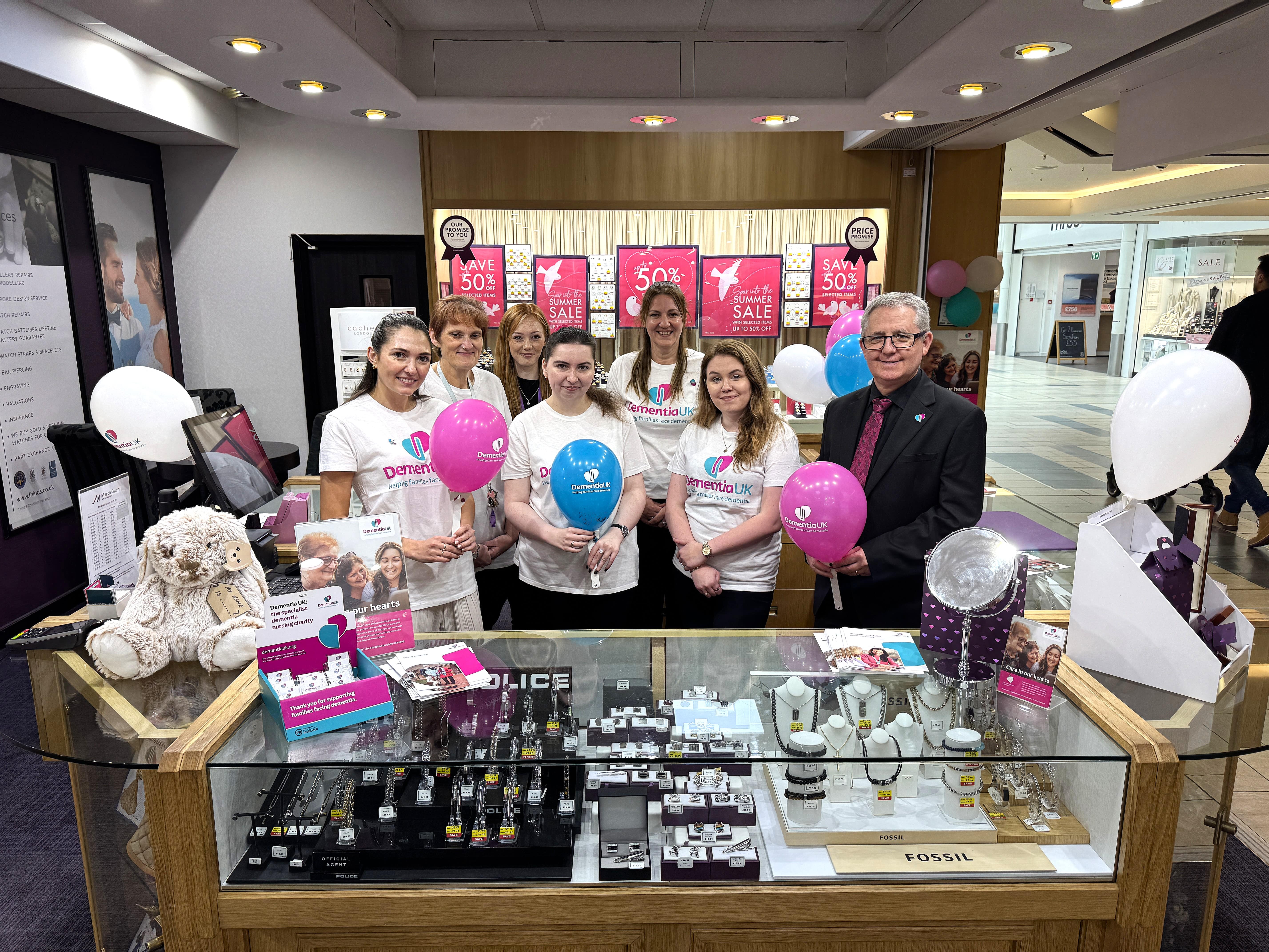 F.Hinds launches Dementia UK Collection at Ashford branch