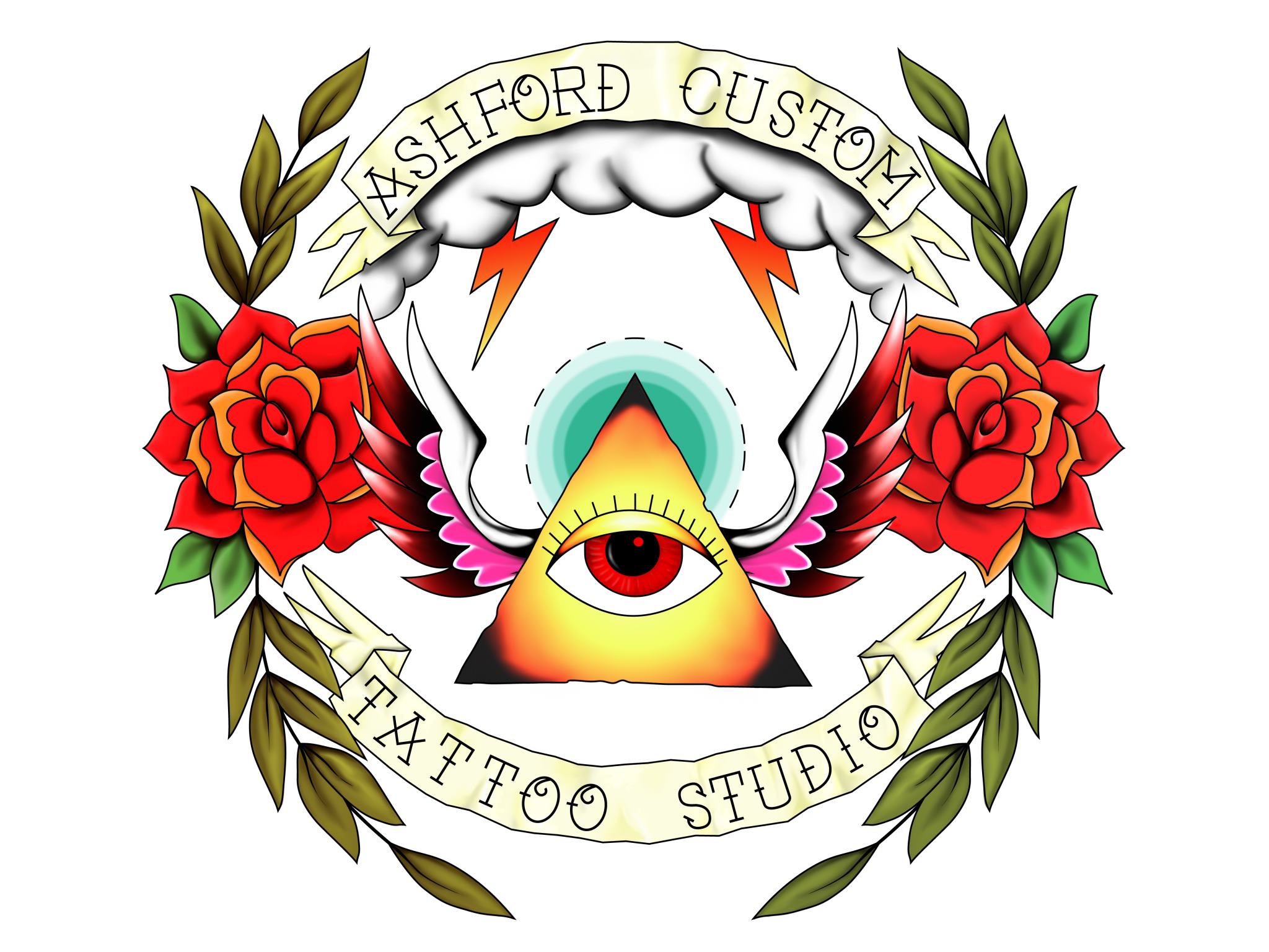 Ashford Custom Tattoo Logo